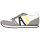 A|X ARMANI EXCHANGE Herren Sneaker Low - Schnür-Schuh, Retro, Logo, 41-46 Neutral Grey/Off White EU 46