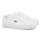 LACOSTE Herren Sneaker - Powercourt 125 , Turnschuhe, Echtleder, Logo Weiß EUR 43