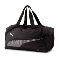 PUMA Unisex Sports Bag - Fundamentals Sports Bag S, Puma Cat Logo, ‎25 x 45 x 25 cm (HxWxD) Black