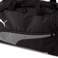 PUMA Unisex Sports Bag - Fundamentals Sports Bag S, Puma Cat Logo, ‎25 x 45 x 25 cm (HxWxD) Black