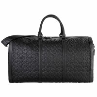 A|X ARMANI EXCHANGE Herren Weekender - Liam Duffle, Reisetasche, 28x50x24cm (HxBxT) Schwarz