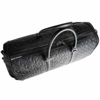 A|X ARMANI EXCHANGE mens weekender – Liam duffle, travel bag, 28x50x24cm (HxWxD) Black