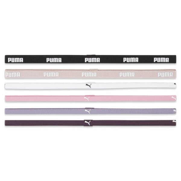 PUMA Ladies Hairband - Ambition Hairband, Sportsband, Puma Print White/Rose