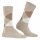 Burlington Damen Socken WHITBY 3er Pack - Kurzstrumpf, Rautenmuster, Onesize, 36-41 Beige/Braun 36-41