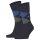 Burlington mens socks 2 pack - Dundee, diamond pattern, short socks, wool, one size