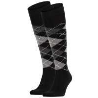 Burlington mens knee socks 2 pack - PRESTON, rhombus, One Size