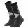 Burlington Ladies Socks MARYLEBONE Pack of 2 - short socks, diamond pattern, Onesize Dark Grey 36-41