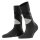 Burlington Ladies Socks MARYLEBONE Pack of 2 - short socks, diamond pattern, Onesize Dark Grey 36-41