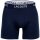 LACOSTE Herren Boxershorts, 3er Pack - Boxer Briefs, Cotton Stretch, Logobund Dunkelblau XL