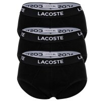 LACOSTE Herren Slips, 3er Pack - Casual, Briefs, Cotton...