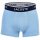 LACOSTE Herren Boxershorts, 3er Pack - Trunks, Casual, Cotton Stretch, Logobund Blau/Grau S