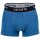 LACOSTE Herren Boxershorts, 3er Pack - Trunks, Casual, Cotton Stretch, Logobund Blau/Grau S