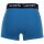 LACOSTE Mens Boxer Shorts, 3-pack - Trunks, Casual, Cotton Stretch, Logo waistband Blue/Grey S (Small)