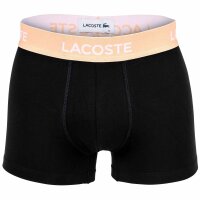 LACOSTE Mens Boxer Shorts, 5-pack - Trunks, Casual, Cotton Stretch, Logo waistband Black/Pastel M (Medium)