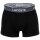 LACOSTE Herren Boxershorts, 3er Pack - Trunks, Casual, Cotton Stretch, Logobund Schwarz/Blau/Grau S