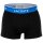 LACOSTE Herren Boxershorts, 3er Pack - Trunks, Casual, Cotton Stretch, Logobund Schwarz/Blau/Grau S