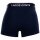 LACOSTE Herren Boxershorts, 3er Pack - Trunks, Casual, Cotton Stretch, Logobund Dunkelblau/Grün/Rot S