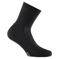 Rohner Basic Unisex Socken, 6er Pack - Soft Touch, Kurzsocken, Viskose-Mix Schwarz 35-38
