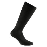 Rohner Basic Unisex Kniestrümpfe, 4er Pack - Cotton II Long, Socken, Baumwoll-Mix Schwarz 39-42