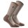 Rohner Advanced Socks Unisex Trekking-Socken, 2er Pack - Original, Schurwoll-Mix Beige 36-38