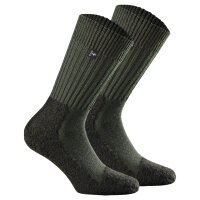 Rohner Advanced Socks Unisex Trekking-Socken, 2er Pack - Original, Schurwoll-Mix Grün 42-44