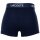 LACOSTE Mens Boxer Shorts, 3-pack - Trunks, Casual, Cotton Stretch, Logo waistband Dark Blue S (Small)