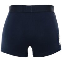 LACOSTE Herren Boxershorts, 3er Pack - Trunks, Big Croc Print, Cotton Stretch Dunkelblau/Grau XL