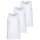 LACOSTE Herren Unterhemden, 3er Pack - Tank Top, Rundhals, Slim Fit, Baumwolle, einfarbig Weiß XL