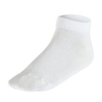 FALKE Kinder Sneakersocken, 6er Pack - Happy, Kurzsocken, einfarbig Weiß 23-26