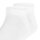 FALKE Kinder Sneakersocken, 6er Pack - Happy, Kurzsocken, einfarbig Weiß 23-26