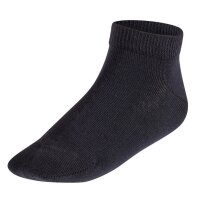 FALKE childrens sneaker socks, 6-pack - Happy, short socks, single-coloured Black 23-26