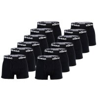 ellesse Jungen Boxershorts, 12er Pack - BARLITA, Unterhose, Baumwollmischung Schwarz 152/158