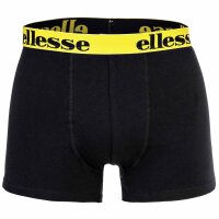 ellesse Jungen Boxershorts, 5er Pack - EMARIO, Unterhose, Baumwollmischung Schwarz/Gelb/Blau/Rot 158/164