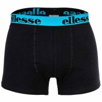 ellesse Jungen Boxershorts, 5er Pack - EMARIO, Unterhose, Baumwollmischung Schwarz/Gelb/Blau/Rot 158/164