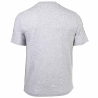 LACOSTE Mens T-shirt - loungewear, round neck, logo, cotton, single-coloured Grey S (Small)