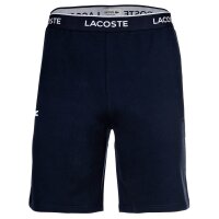 LACOSTE Mens Sweat Shorts - loungewear, pyjama shorts, logo, cotton blend, solid colour Blue XL (X-Large)