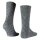 JOOP! unisex socks, 2-pack – Premium Essential Organic Cotton Socks, patterned Dark grey melange 39-42 (UK 6-8)