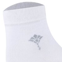 JOOP! Damen Quartersocken, 2er Pack - Daily Glam Organic GOTS Quarter, Baumwoll-Mix, uni Weiß 35-38