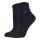 JOOP! womens quarter-length socks, 2-pack - Daily Glam Organic GOTS Quarter, cotton blend, plain Dark Blue 35-38 (UK 3-5,5)