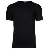s.Oliver Herren T-Shirt, 4er Pack - Basic, Rundhals, einfarbig Weiß/Schwarz S