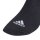 adidas Unisex Quarter Socks, 6-pack - 3-Stripes Cushioned Sportswear Mid-Cut Socks, logo, stripes, padded Black 37-39