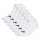 adidas Unisex Sneakersocken, 6er Pack - Thin and Light Sportswear Low Cut Socks, Logo, einfarbig Weiß 37-39