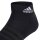 adidas Unisex Quarter Socks, 12-pack - Cushioned Sportswear Ankle, logo, padded, solid color Black/Grey/White 46-48