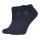 JOOP! womens sneaker socks, 2-pack - Daily Glam Organic GOTS Sneaker, cotton blend, plain Dark Blue 35-38 (UK 3-5,5)