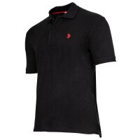 U.S. POLO ASSN. mens polo shirt - piqué, embroidered logo, cotton stretch Black 2XL (XX-Large)