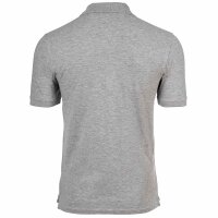 U.S. POLO ASSN. Herren Poloshirt - Piquet, Logo-Stickerei, Cotton Stretch Graumelange S