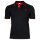 U.S. POLO ASSN. mens polo shirt with contrast details - piqué, logo, cotton stretch Black S (Small)