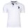 U.S. POLO ASSN. Mens polo shirt - Kory, basic, piquet, logo, appliqué, cotton White S (Small)