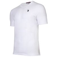 U.S. POLO ASSN. mens T-shirt - round neck, embroidered logo, cotton White XL (X-Large)