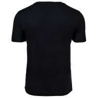 U.S. POLO ASSN. Herren T-Shirts, 2er Pack - V-Neck, Logo-Stickerei, Baumwolle Schwarz M